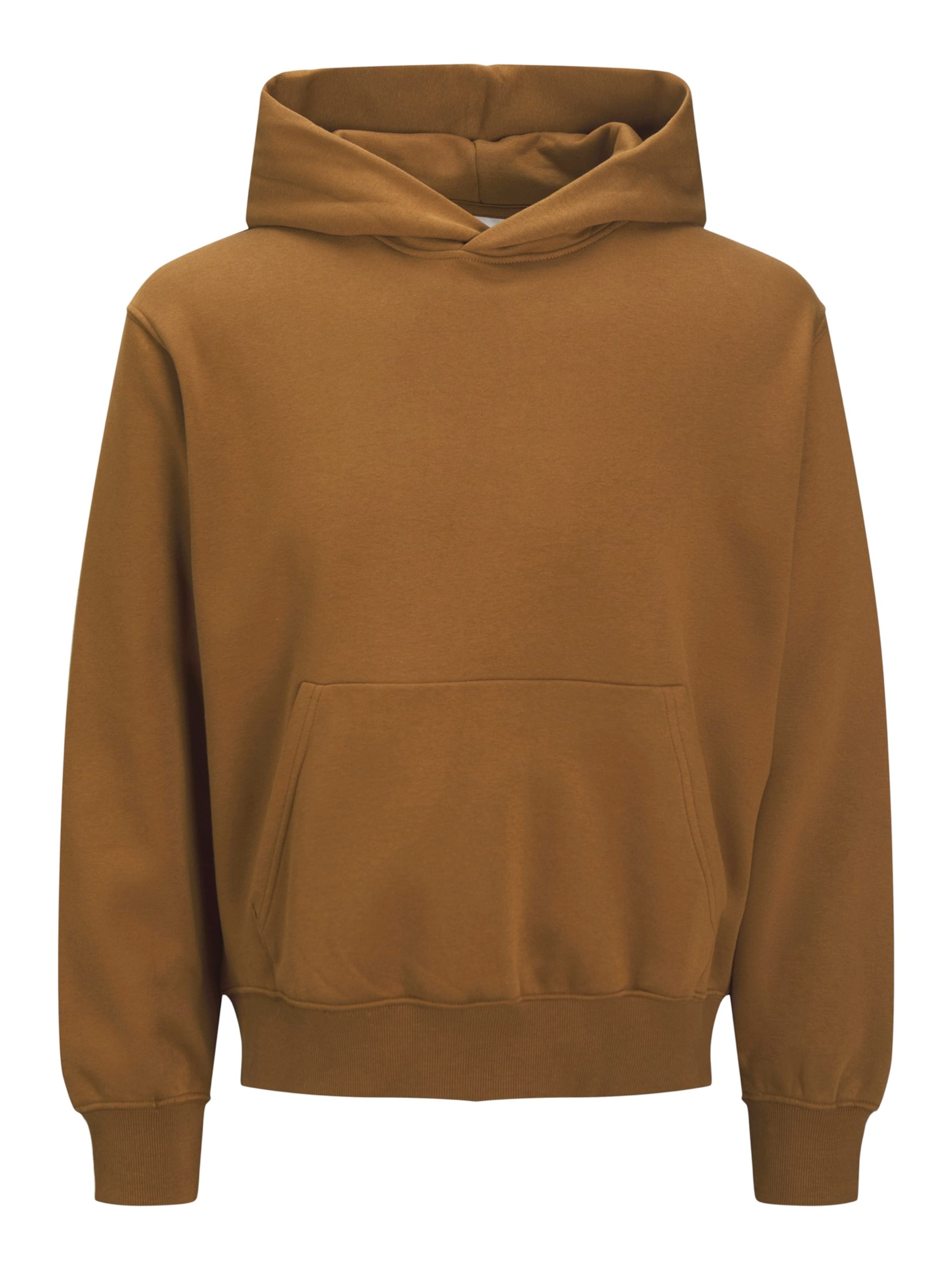 JACK & JONES Μπλούζα φούτερ 'JJEUrban Edge' σε καφέ: μπροστά