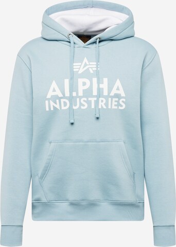 ALPHA INDUSTRIES - Sweatshirt em cinzento: frente