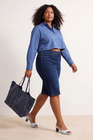 Trendyol Curve - regular Vaquero en azul