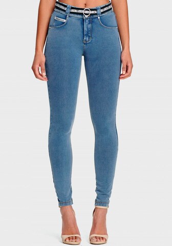Freddy Skinny Jeggings in Blue: front