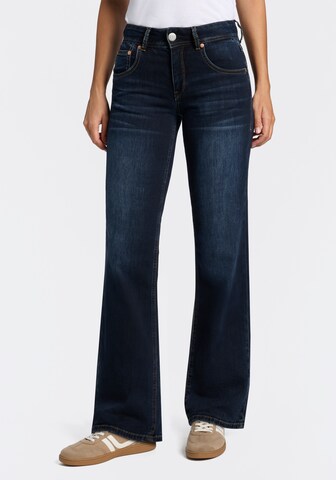 Herrlicher Flared Jeans in Blue: front