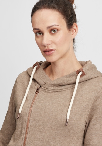 Oxmo Sweatjacke 'Vicky' in Beige