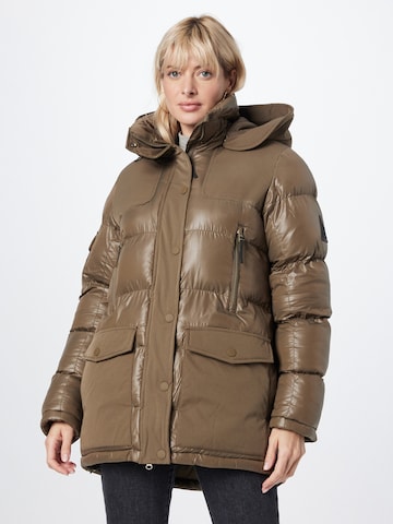 SOS Performance Jacket in Brown: front