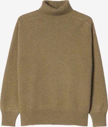 GOBI Cashmere - Jersey 'Unisex High-Neck Cashmere Sweater' en verde: frente