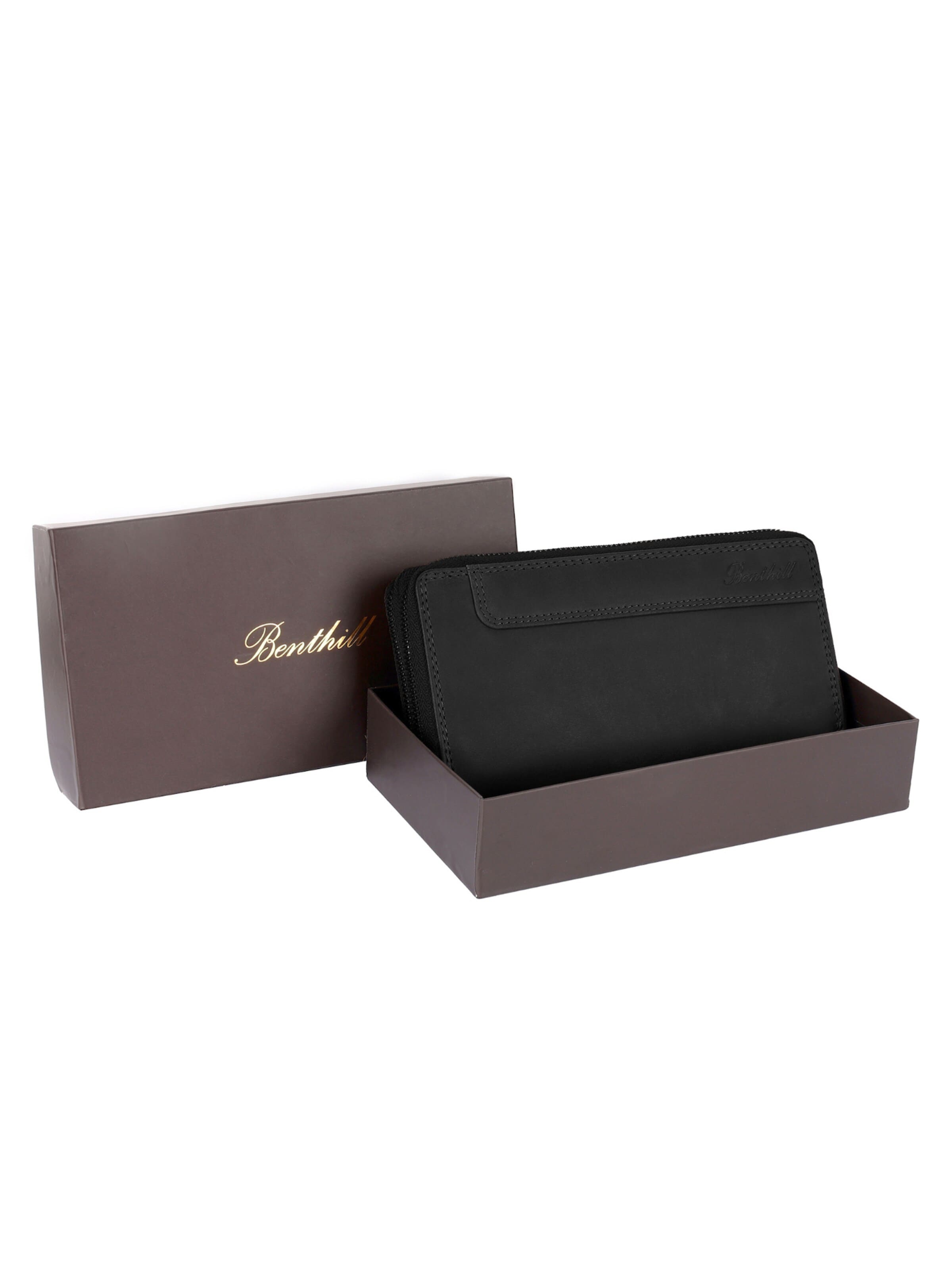 Benthill Portemonnaie 'XXL'‌‌‌‌‌‌‌ in Schwarz