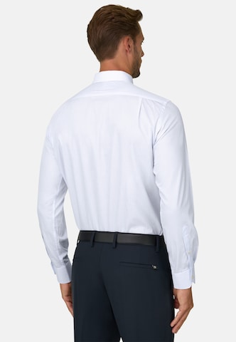 Boggi Milano Regular fit Overhemd in Wit: terug
