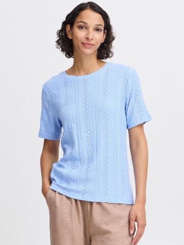 T-shirt 'Rasmine' b.young en bleu : devant
