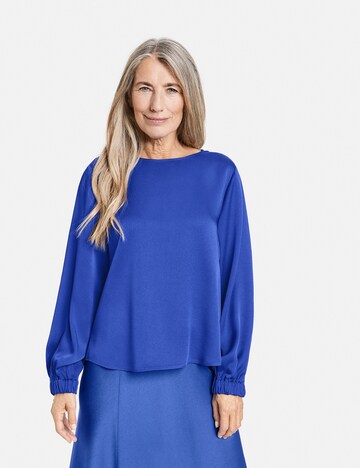 GERRY WEBER Blouse in Blauw: voorkant