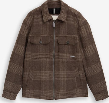 TOM TAILOR Winterjacke in Braun: Vorderseite