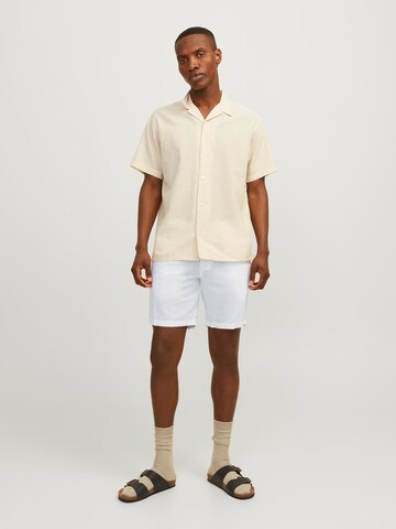 JACK & JONES regular Παντελόνι τσίνο 'ACE SUMMER' σε λευκό