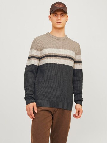 Pullover 'JJSander' di JACK & JONES in grigio: frontale