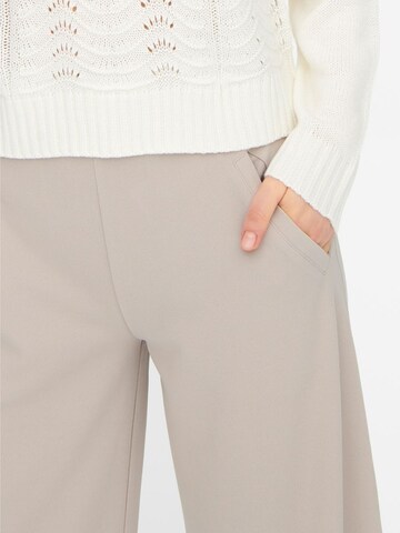 JDY Regular Trousers 'Louisville Catia' in Grey