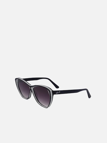Occhiali da sole 'Karl Lagerfeld KL6103S Black white 58/13/140 Women Sunglasses' di Karl Lagerfeld in nero