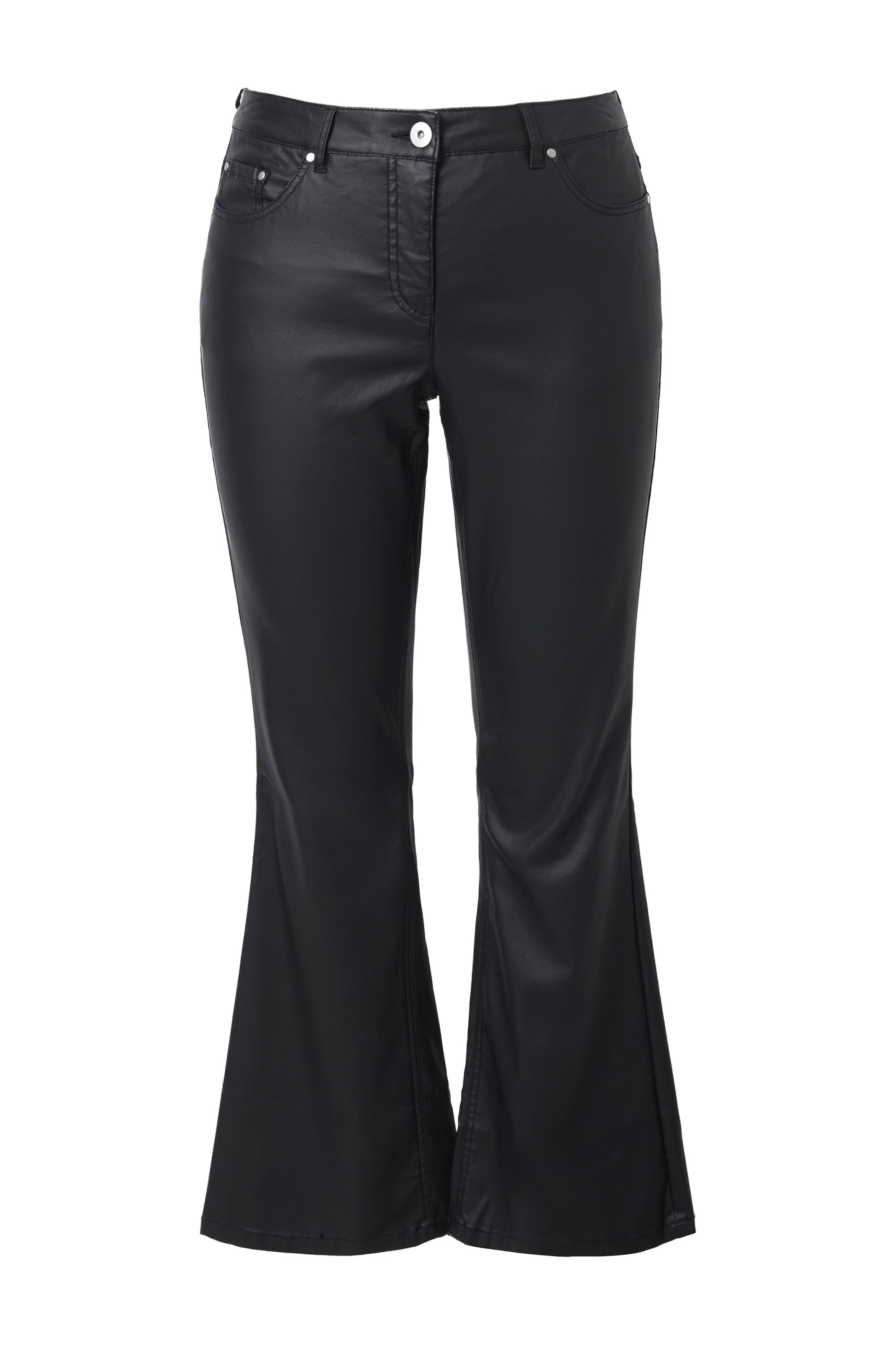 Angel of Style Flared Jeans in Schwarz: Vorderseite