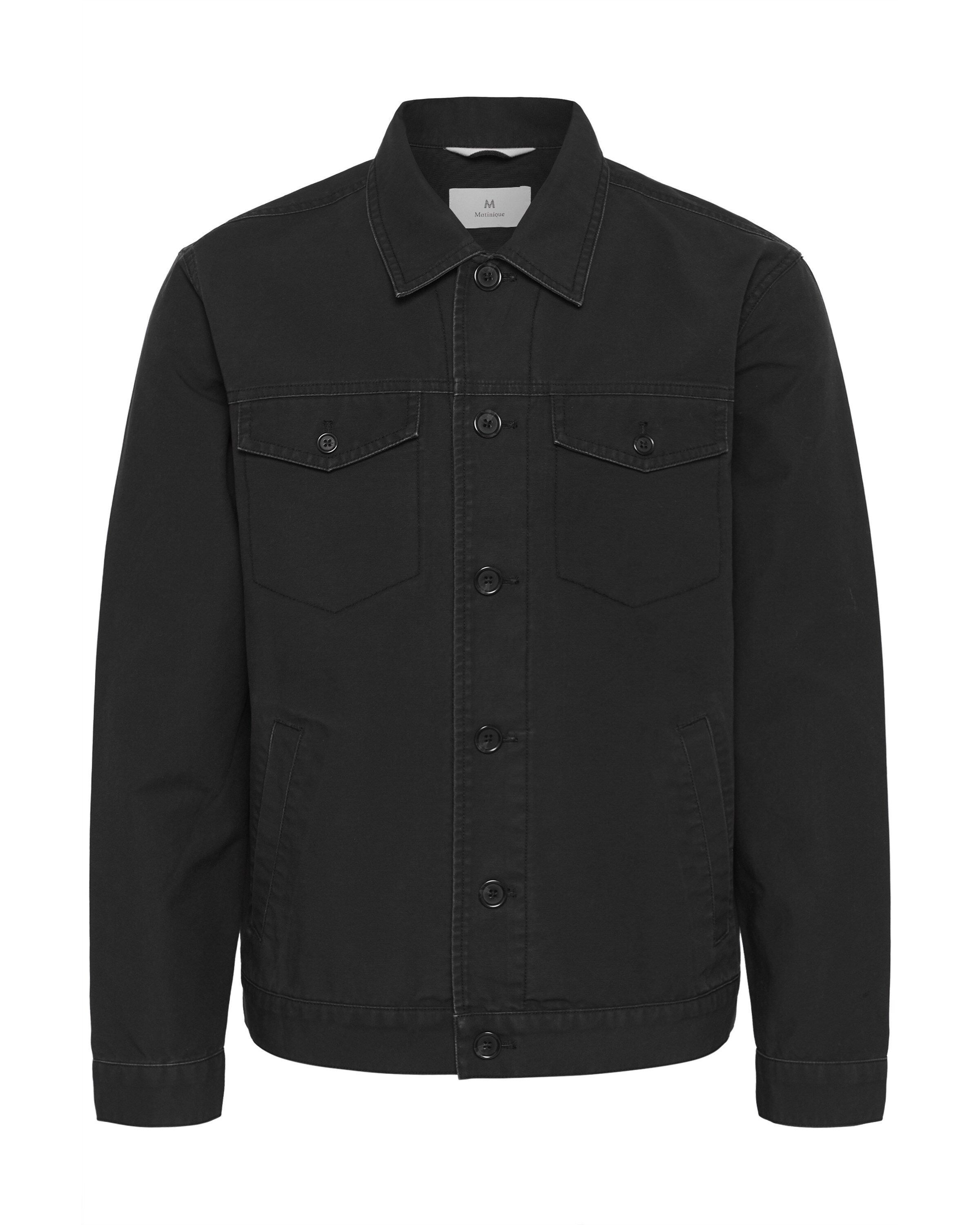 Matinique Jacke 'Callan' in Schwarz: Vorderseite