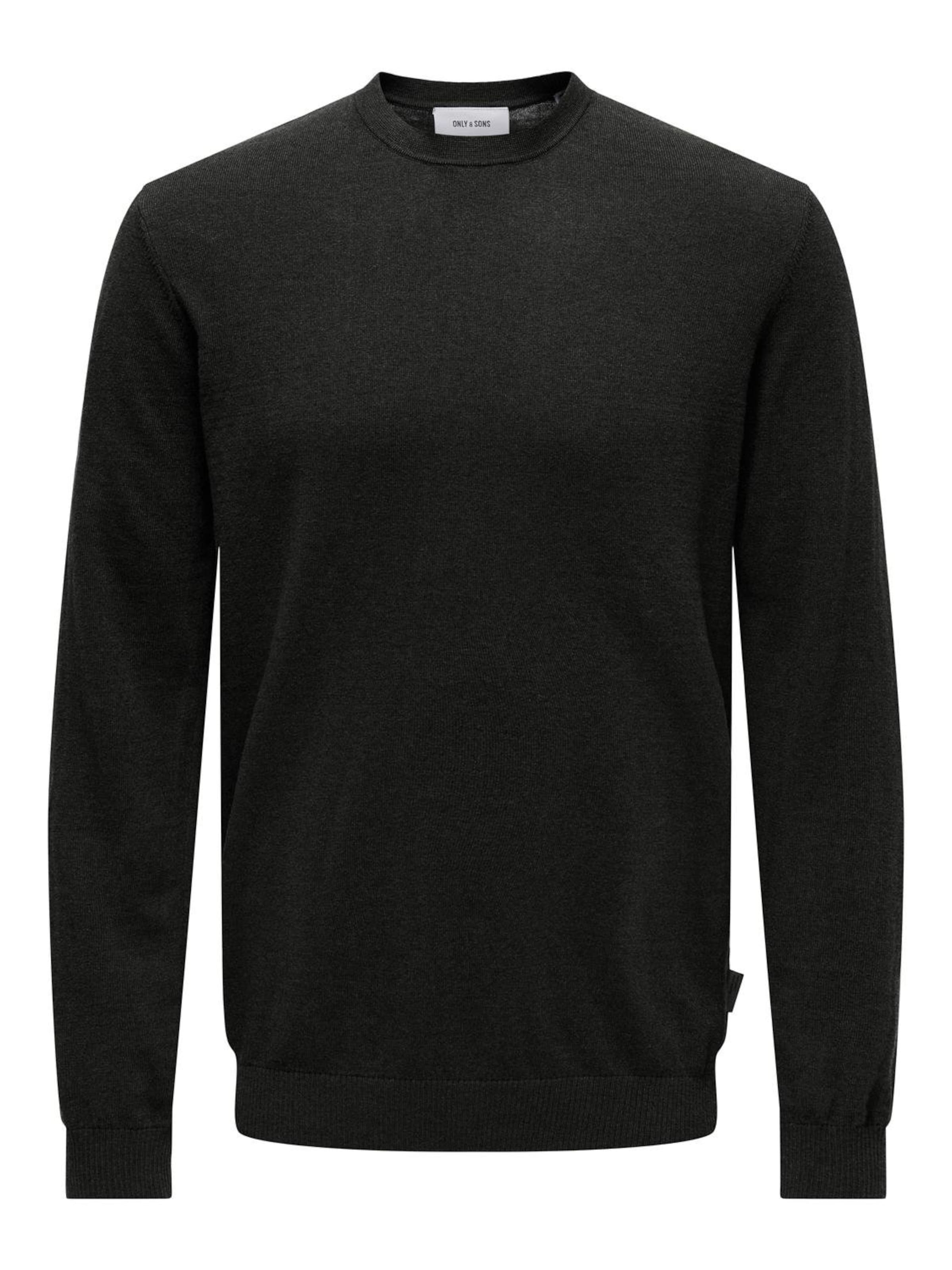 Only & Sons Sweater 'ONSLoui' in Black: front