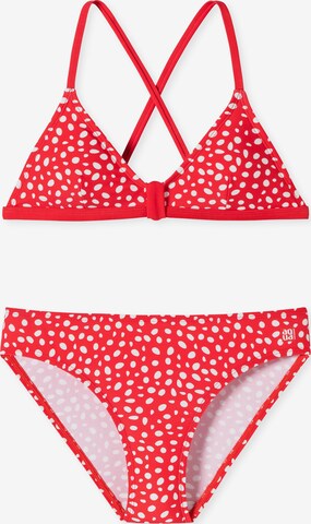 SCHIESSER Bikini ' Diver Dreams ' in Red: front