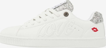 BRITISH KNIGHTS Platform trainers 'Mist' in White: front