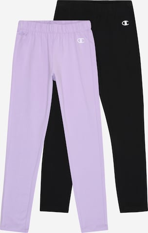 Champion Authentic Athletic Apparel Trousers in Purple: front