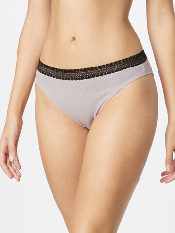 SLOGGI - Cueca 'GO Ribbed' em cinzento: frente