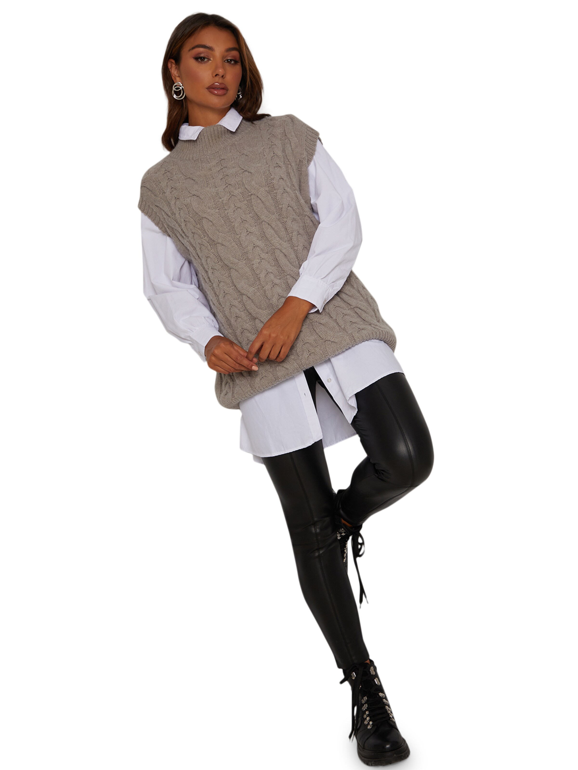 Chi Chi London Πουλόβερ σε γκρι