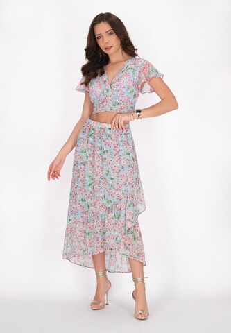 faina - Blusa em azul