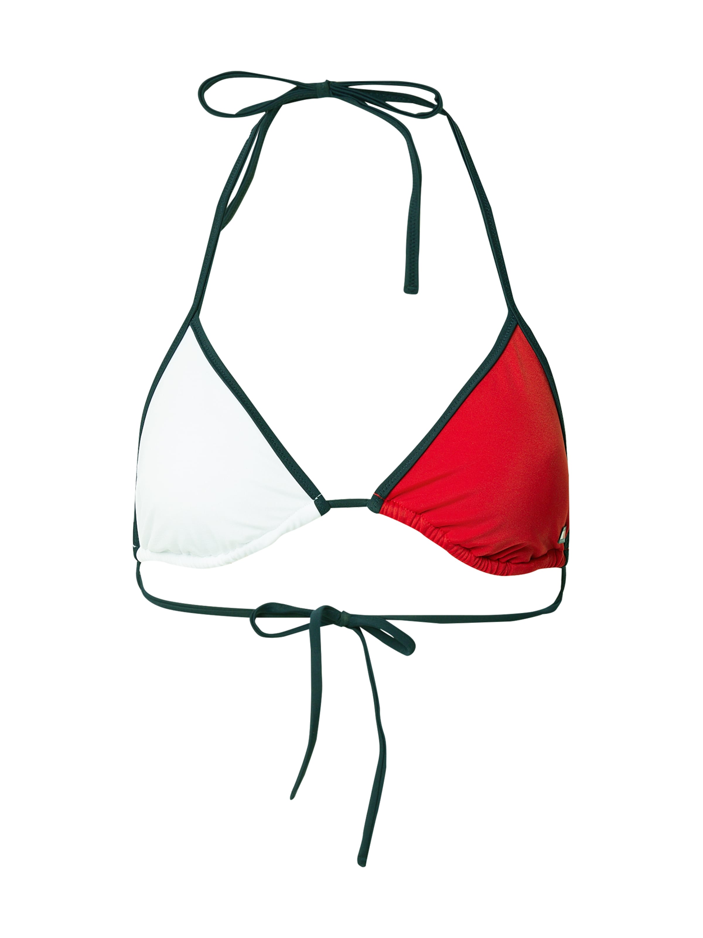 Tommy Hilfiger Underwear Bikini Top in Fir / Red / White, Item view