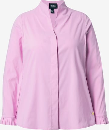 Ulla Popken Bluse in Pink: Vorderseite