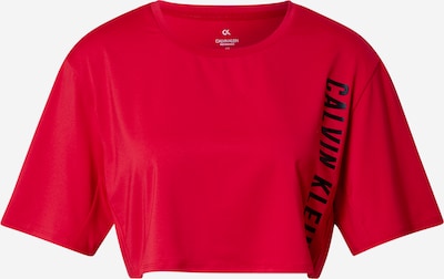 Calvin Klein Performance Functioneel shirt in de kleur Rood / Zwart, Productweergave