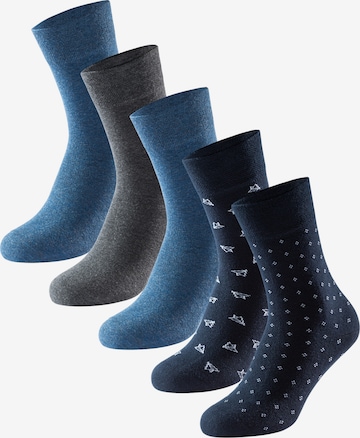 Chaussettes ' Bluebird ' SCHIESSER en bleu : devant