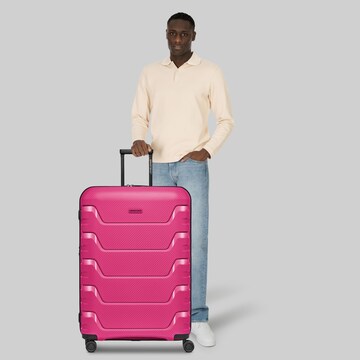 Trolley di Smartbox in rosa: frontale