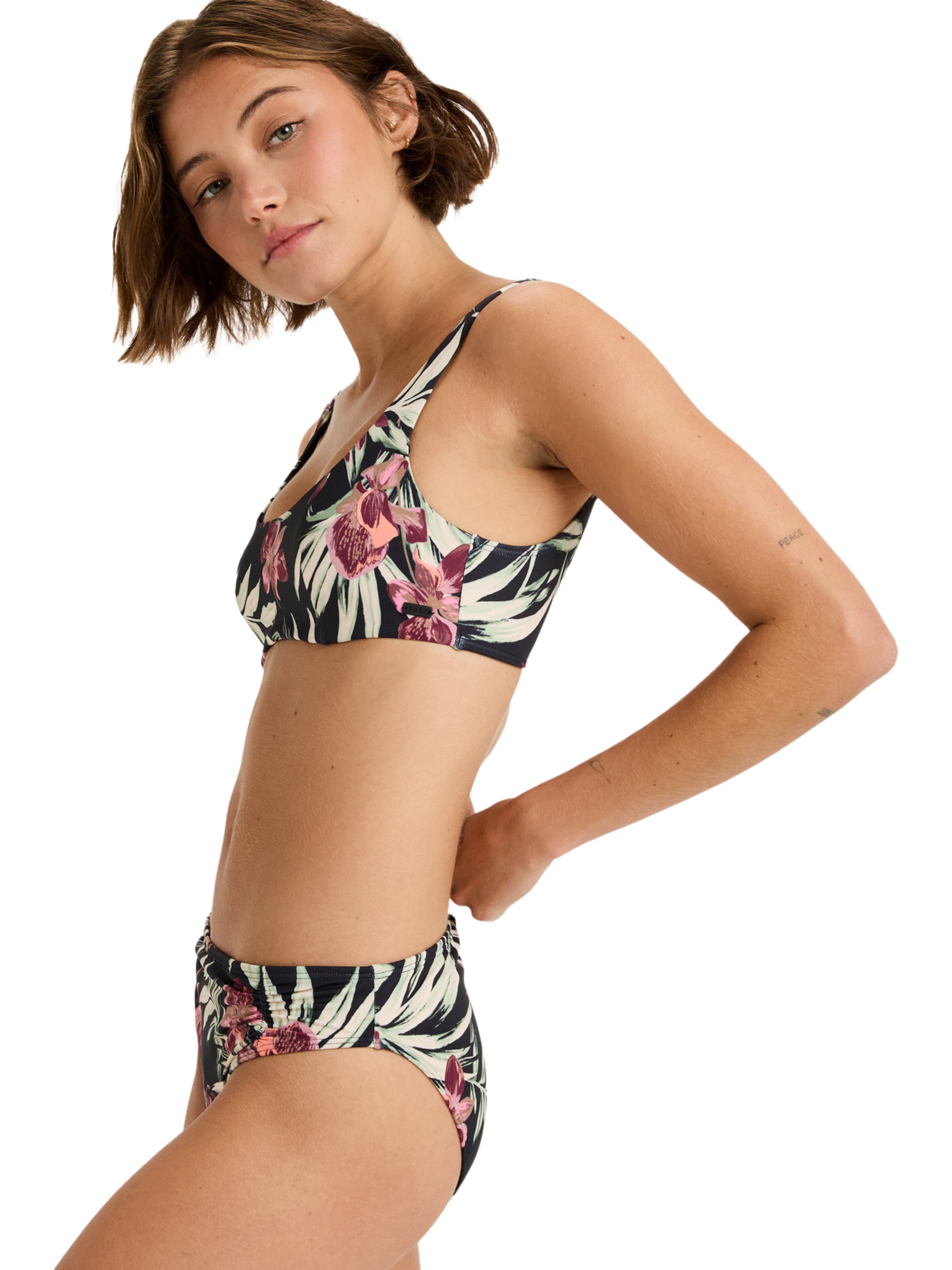 ROXY Bralette Bikini Top in Black