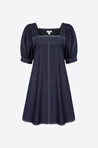 Robe 'Francoise' Aligne en bleu : devant