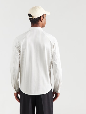 BOSS Средняя посадка Рубашка 'Excurse' в Белый