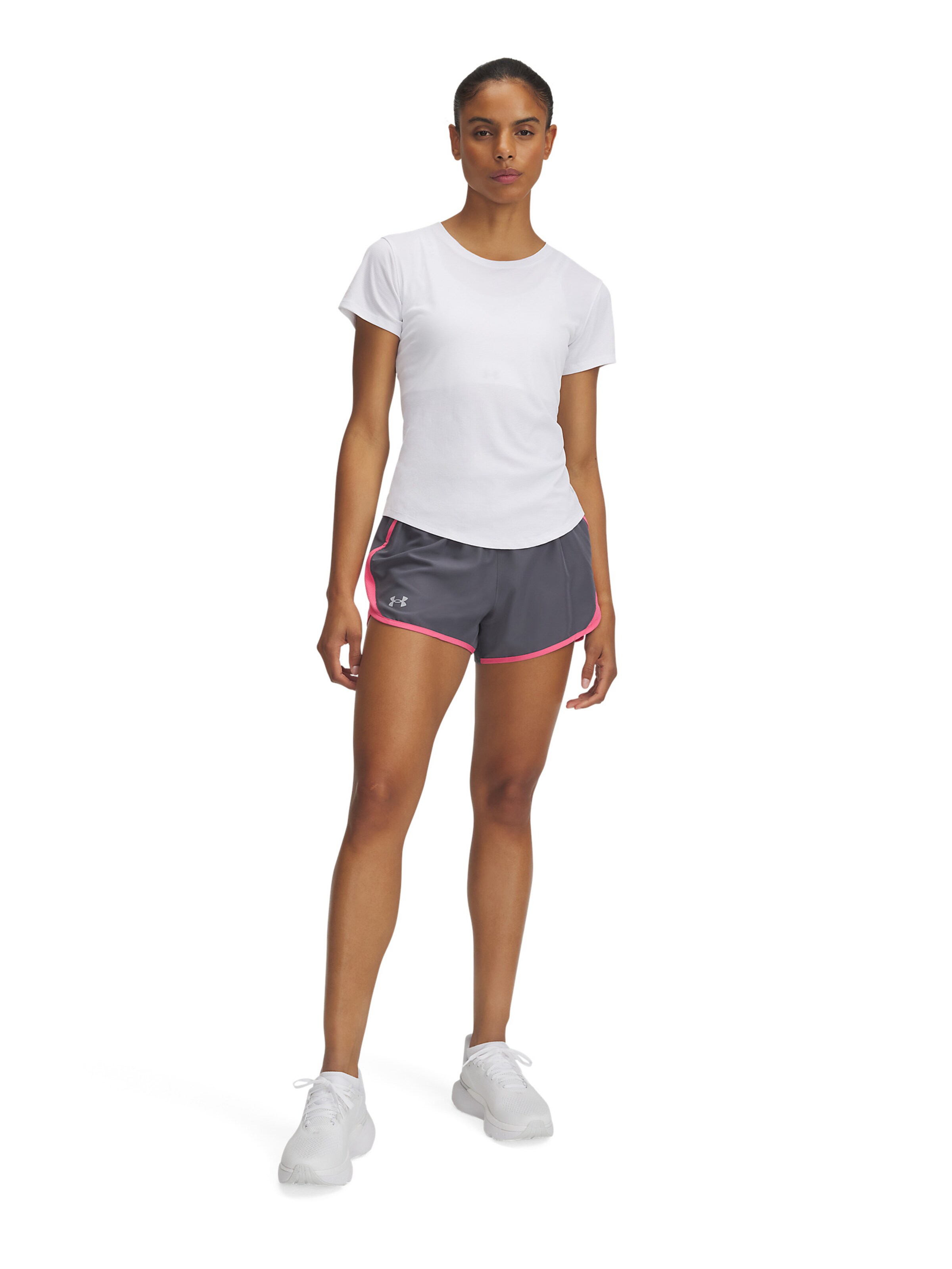 UNDER ARMOUR Regular Sports trousers 'Fly By 3' in Grey