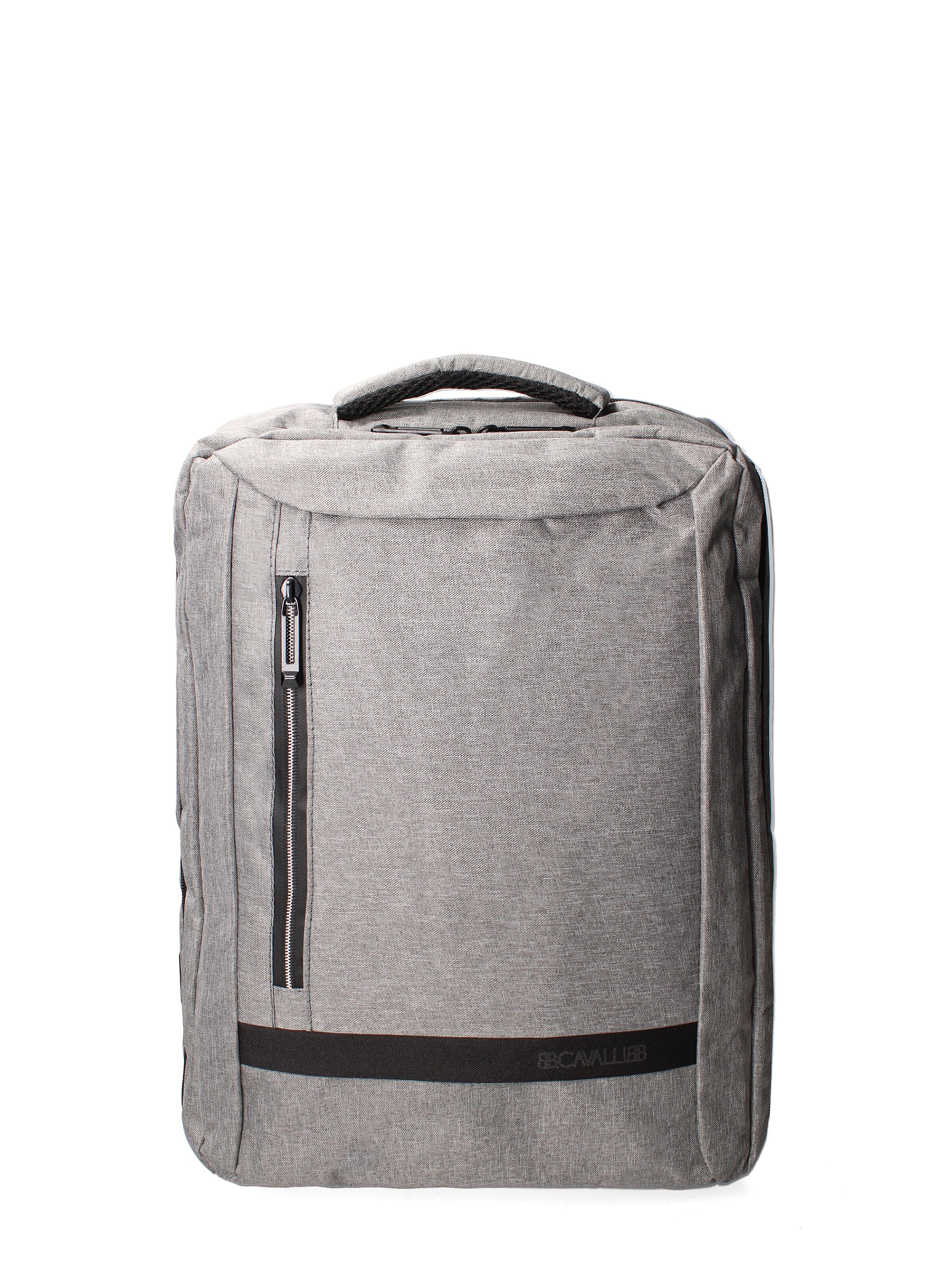 Zaino di B. Cavalli in grigio: frontale
