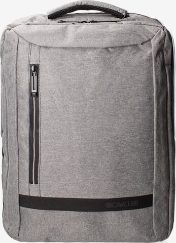 Zaino di B. Cavalli in grigio: frontale