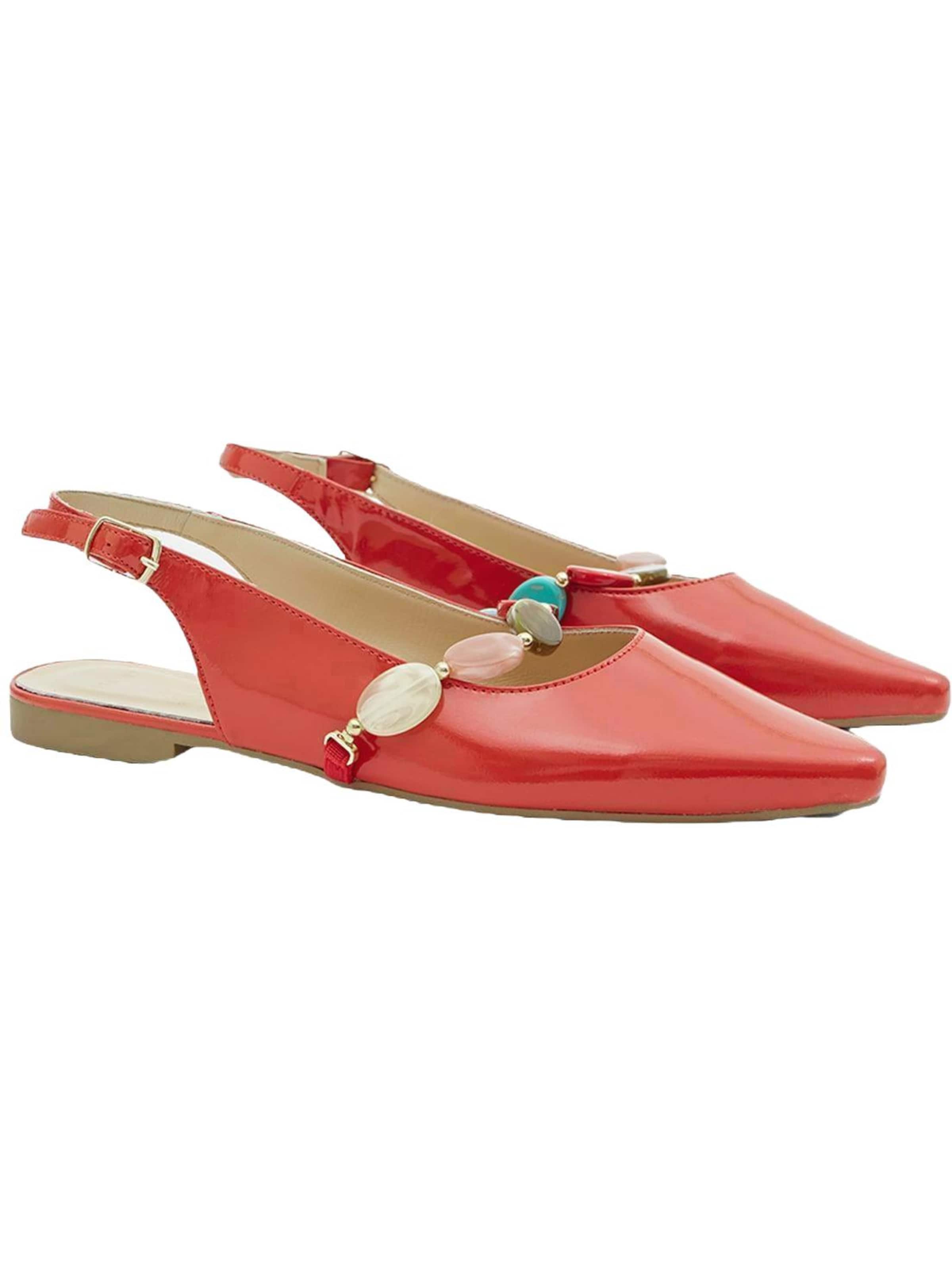 Desa Slingpumps 'Ballerinen' in Rood