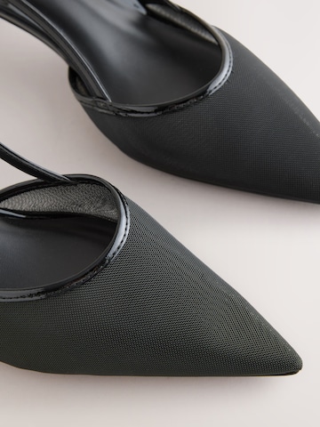 Next Лодочки с открытой пяткой 'Forever Comfort' в Черный