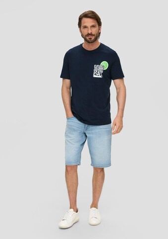 s.Oliver - Camisa em azul