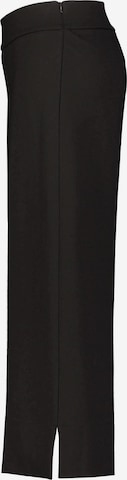 OPUS Wide leg Trousers with creases 'Misha' in Black