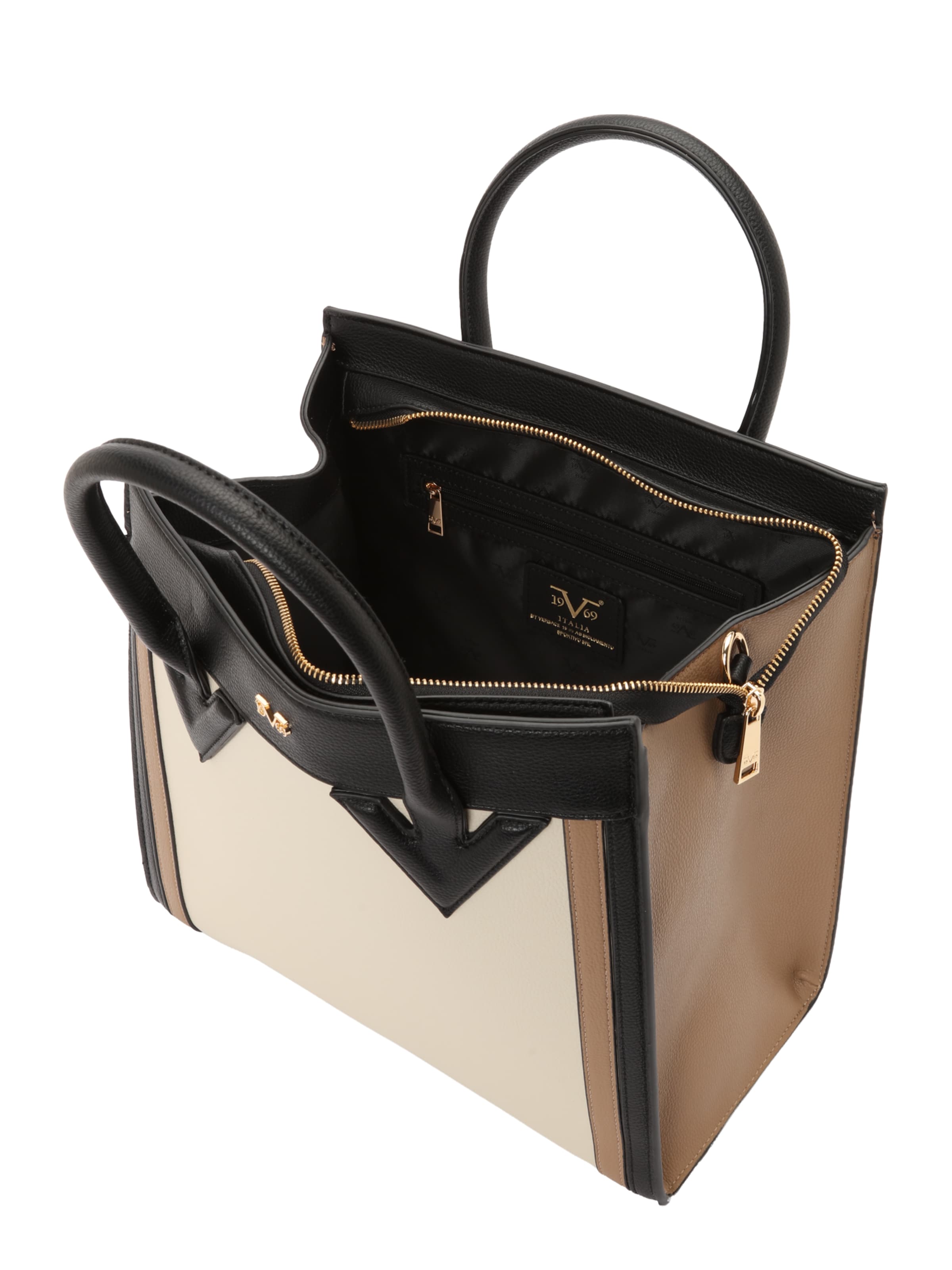 19V69 ITALIA Дамска чанта 'Lotte' в бежово