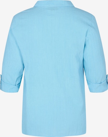 Zizzi Bluse 'Flex' in Blau