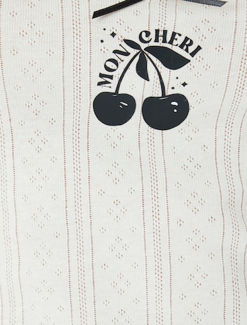 Koton Pajama shirt in Beige