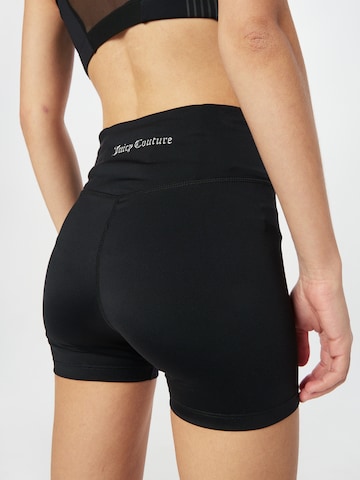 Juicy Couture Sport Skinny Spodnie sportowe 'LIZA' w kolorze czarny