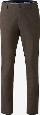 Pantalon chino 'Paris 2-3609' MEYER en marron : devant