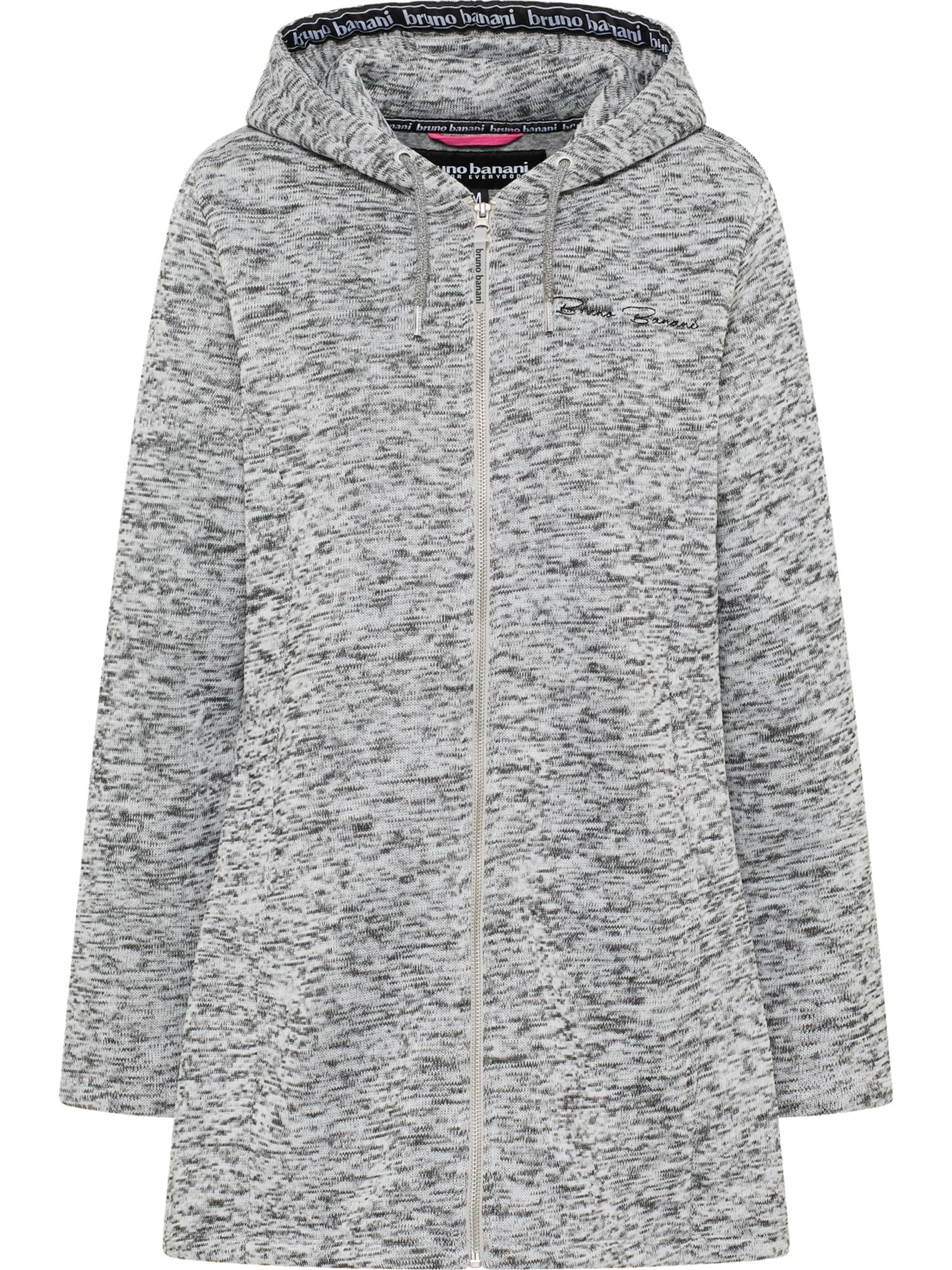 Veste en polaire Bruno Banani en gris : devant