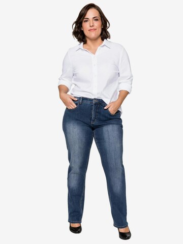 regular Jeans di SHEEGO in blu