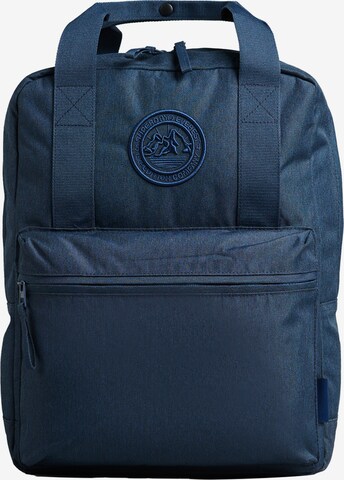 Superdry Backpack in Blue: front