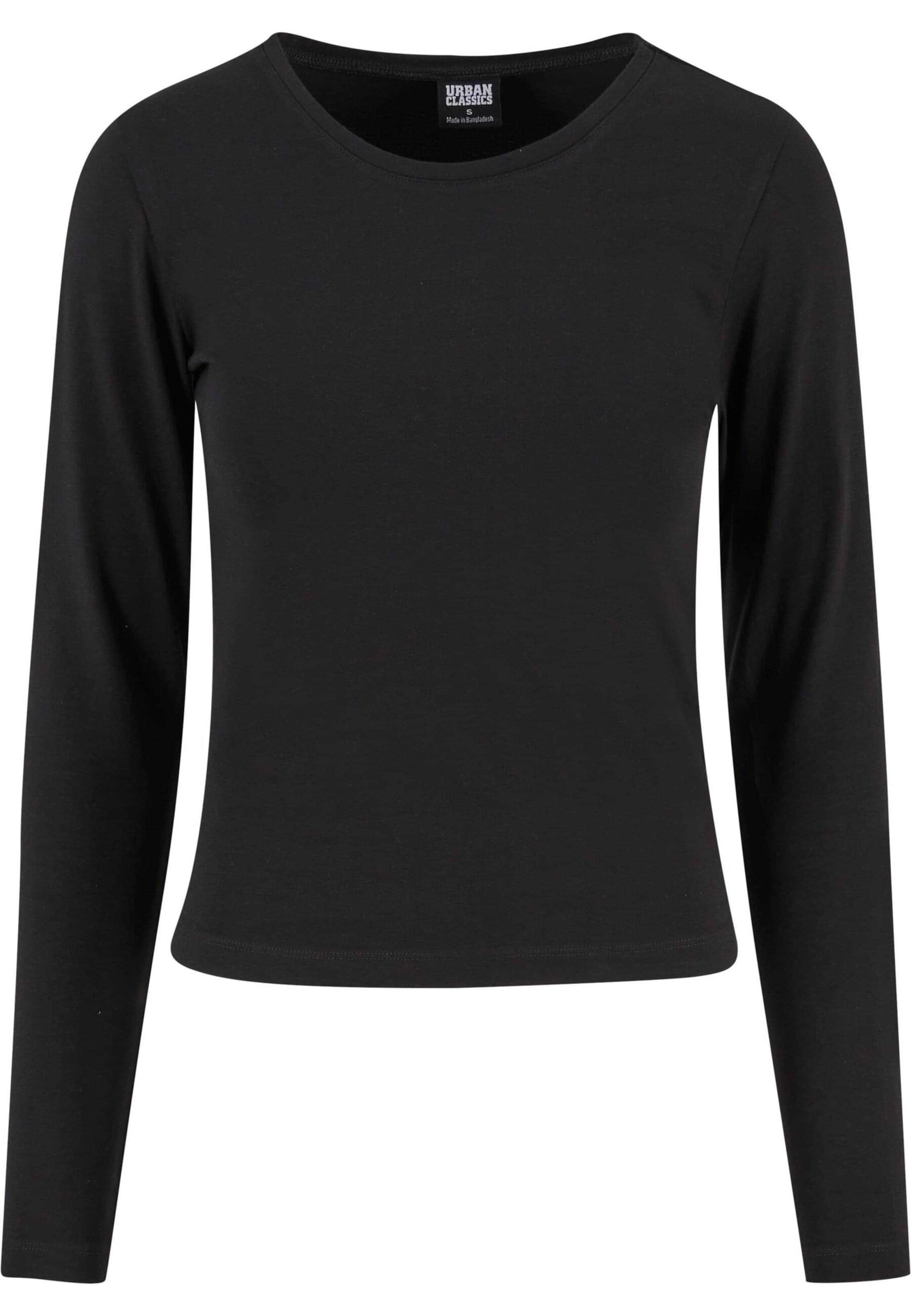 Urban Classics Shirt in Schwarz: Vorderseite